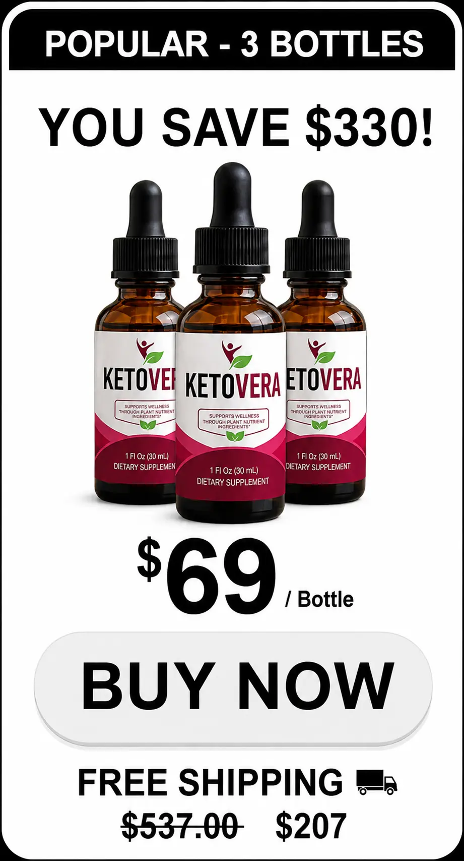 Buy KetoVera 3 Bottle